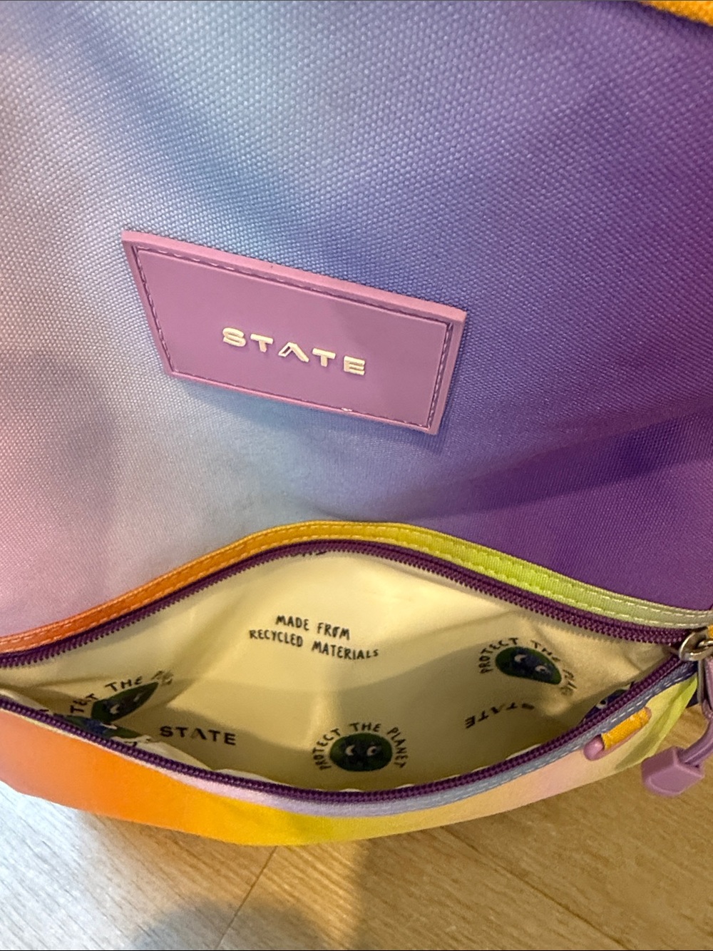 STATE Kids Kane Rainbow Gradient Backpack - Picture 7 of 7